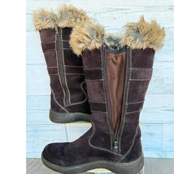 L.L. Bean Women's Waterproof Nordic Casual Boots Size 6M Brown - Picture 6 of 12